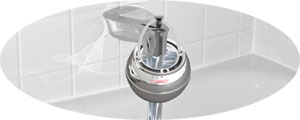 Chrome Bath Ball Filter